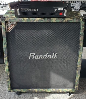Randall 4x12 Box Celestion Seventy 80 300W Gitarrenbox inkl. Midi Keyboard/Amp.