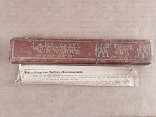 Vintage J.A. Henckels Twin Works Solingen Germany Straight Razor 407 Box Only