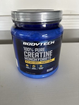 BodyTech Creatine Monohydrate Micronized Powder 18 oz Unflavored Exp 8/2026