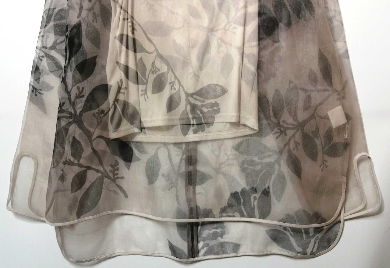 AMERI all-over print sheer top 02210460400 tag mi… - image 4