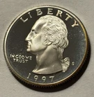 1997-S Washington Quarter Silver Coin Proof