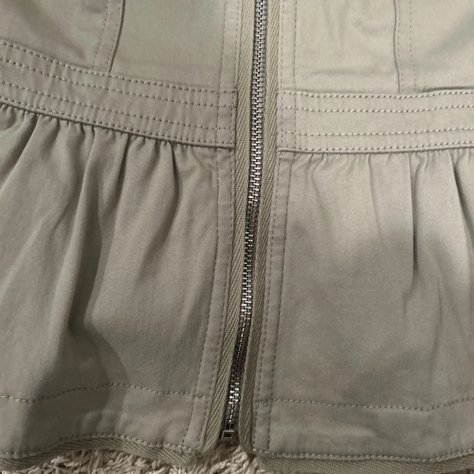 Chaqueta para mujer White House Black Market verde cremallera completa ligera 12  Foto 4 de 4