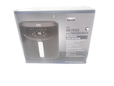 bella PRO - 8-qt. Touchscreen Air Fryer with Divided Basket - Matte Black , NEW