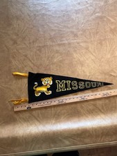 VINTAGE University of Missouri Tigers Football Pennant