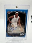 2025-26 Bowman AJ Dybantsa 1st Bowman Auto Blue /150 BYU Cougars Color Match