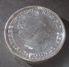 (1) One Troy Ounce Silver (.999 fine) 02015 Brittannia (2 Pound Coin)--$1 Start