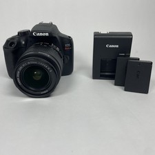 Canon EOS Rebel T6 DSLR Camera  EFS 18-55mm Lens, 2 Batteries, and Charger