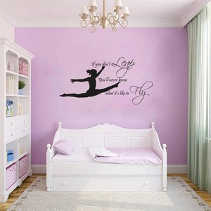 GYMNAST GYMNASTIC,GIRLS Bedroom Quote, Vinyl Wall Art 