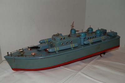 Vintage " ITO" ? Japanese Torpedo Patrol Boat - Battery Op 