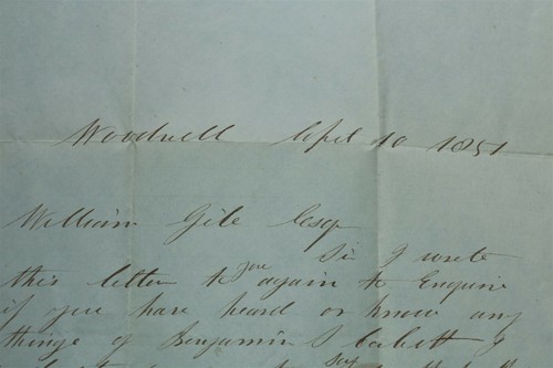 Massachusetts: Woodville 1851 Stampless Cover + Letter, Postmaster Free - Picture 4 of 4
