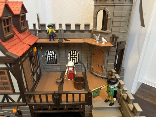 PW-Playmobil 3666 Large Knights Castle - almost complete with figures + accessories see Bes - Picture 5 of 21