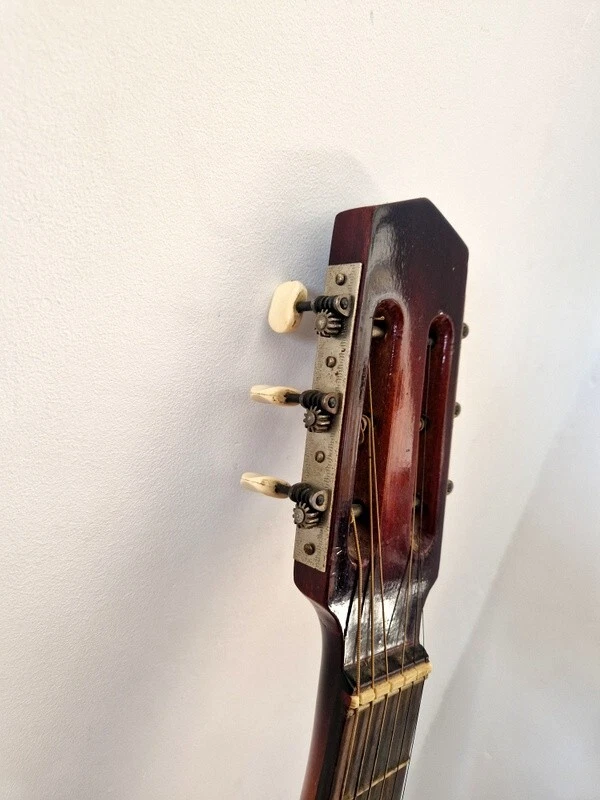 Guitare sèche d'accompagnement Di Mauro modèle 4D luthier à Paris manouche jazz - Photo 4/4