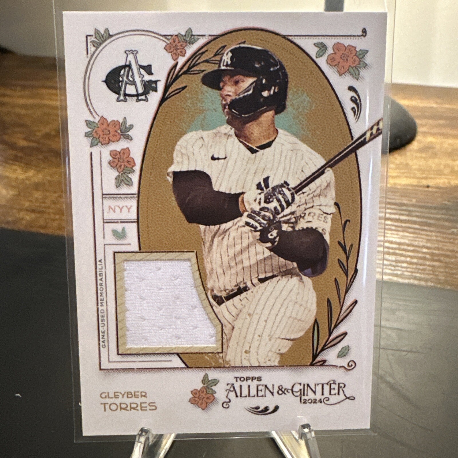 2024 Topps Allen & Ginter #AGR-GT Gleyber Torres Relics J839 - Game Used!