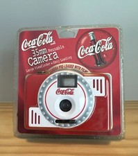 Vintage Coca-Cola 35mm Film Camera Flash Film NEW- Perfect Buy