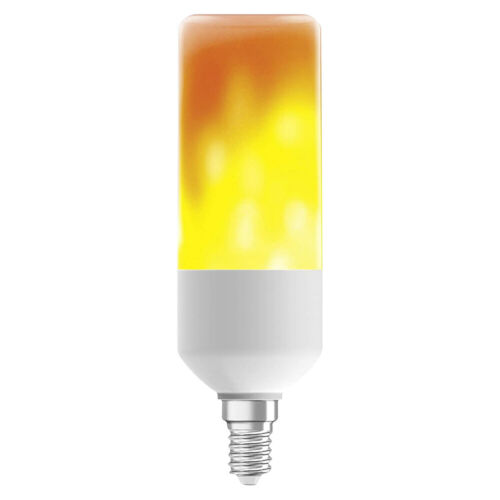 Osram LED Röhre 0,5W E14 matt extra warmweiß 1500K Feuer Effekt Flammenlampe - Bild 1 von 3