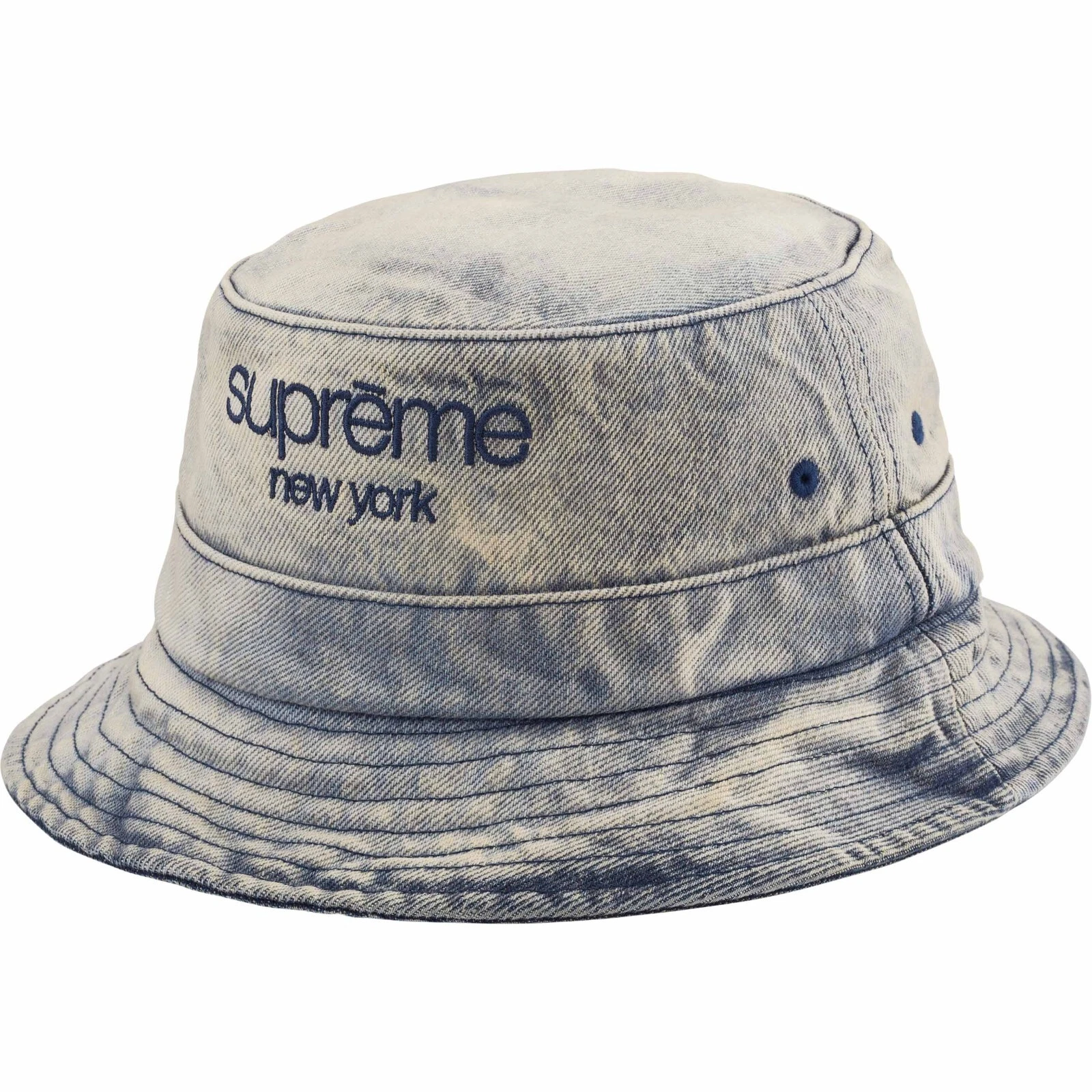 Chapeau concasseur en sergé chinois suprême   indigo sale   taille M/L   SS24 neuf authentique