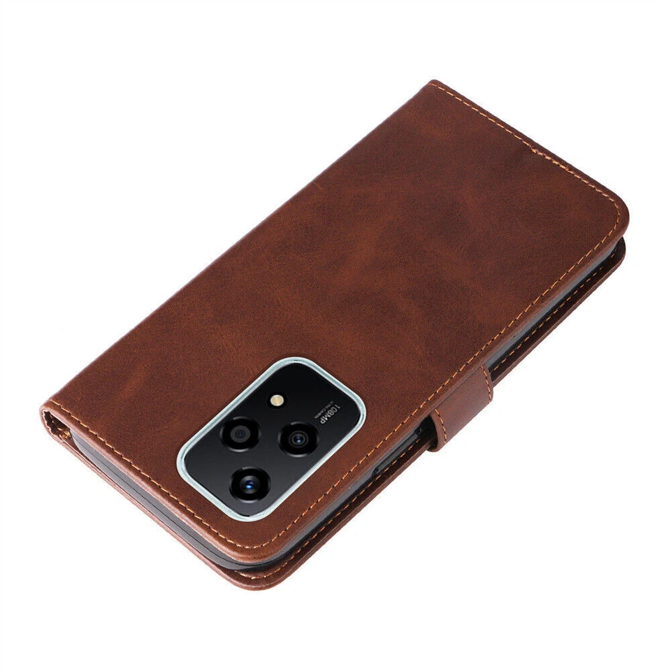 Leather Zipper Wallet Phone Case for Honor 200 X8B X60i 90 GT X6B Magic 6 Pro - Image 4 of 4