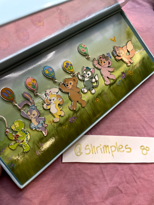 DISNEY D23 PIN BOXED SET Duffy & Friends LE 150 VHTF Stellalou