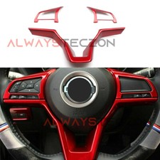 Tapicería de cubierta de volante roja accesorios interiores para Nissan Altima 2019-2024