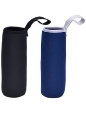 2 Pieces Water Bottle Sleeve Neoprene Carrier Nylon Sleeve for 19.4 oz