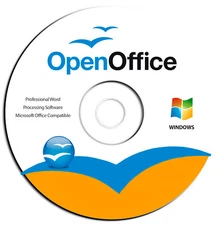 Open Office Software Suite for Windows-CD-Word Processing-Home-Student-Business