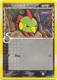 Pokemon EX Dragon Frontiers  55/101 Natu Card