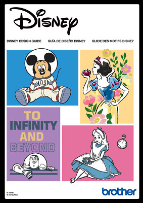 Brother Innov-is 2850D Embroidery Disney Design Guide Coil Bound 12 ...