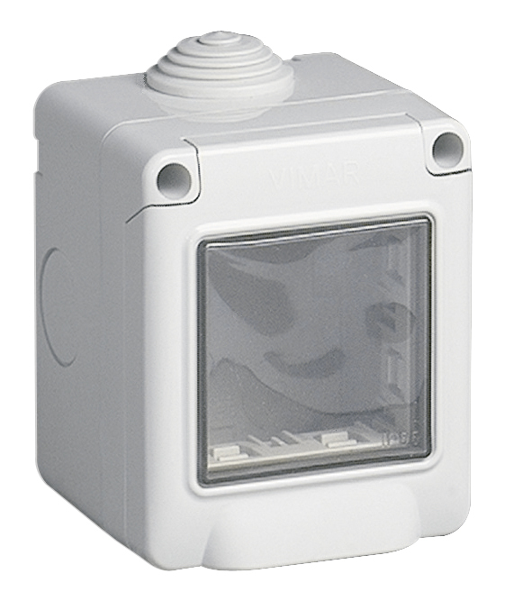 CONTENITORE SCATOLA DA PARETE VIMAR 14902 IP55 2 M.  ESTERNO INTERNO CIVILE