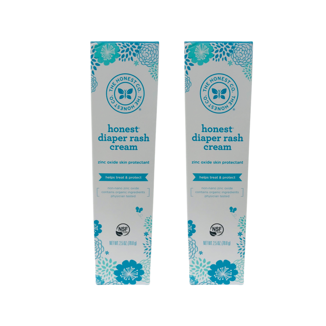 2 pack deal Honest Diaper Rash Cream Zinc Oxide 2.5 Oz 817810014567 eBay