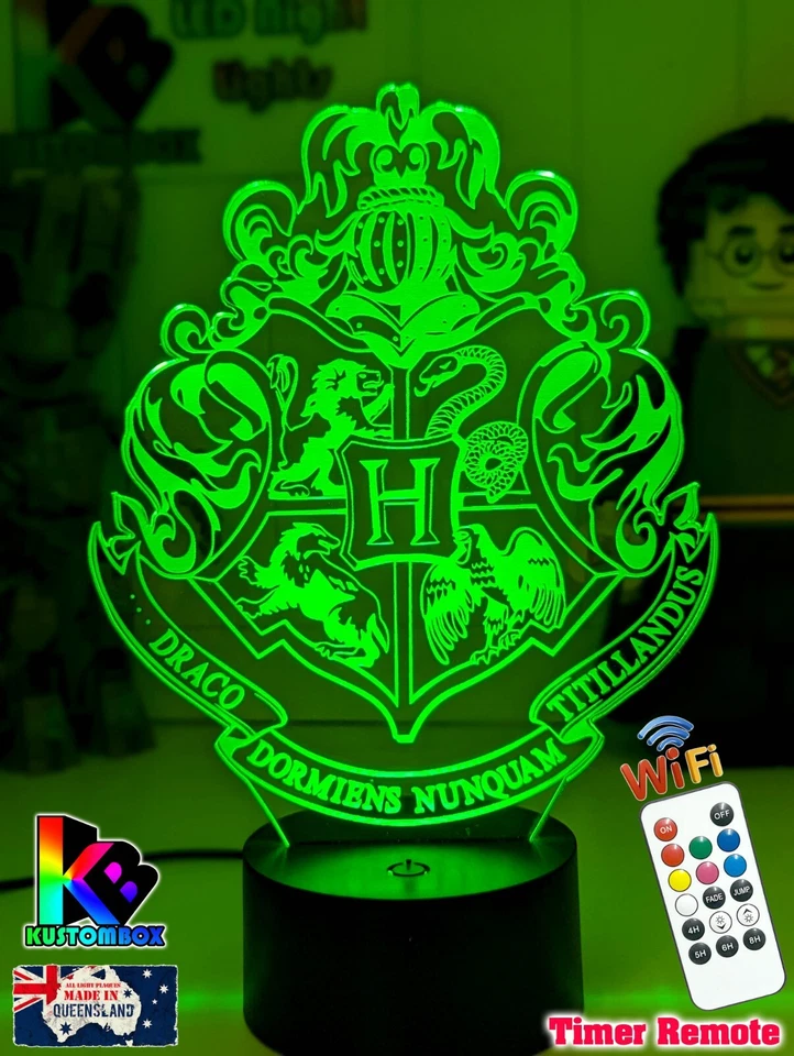 Harry Potter Hogwarts 3D LED Battery USB Night Light 7 Colour Changing Room Lamp - image 4 of 4