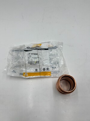QTY 2 Streamline Copper No Stop Coupling 1 1/2  PRESS X PRESS PF01908