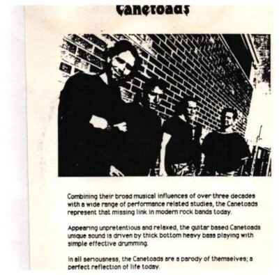 Canetoads Its For Real/Kiss Me Goodbye TRANSPARENT GREEN VINYL NEAR MINT