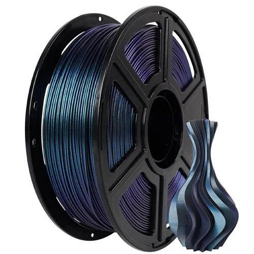 FLASHFORGE PLA 3D Printer Filament 1.75mm Color Changeable with Light and Angles