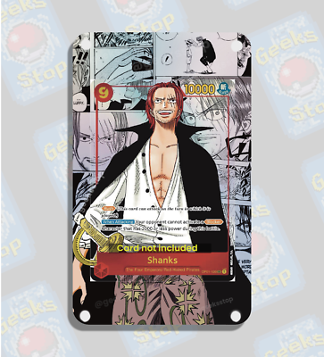 Shanks Manga OP01 | Display Case Extended Art for One Piece Card | eBay