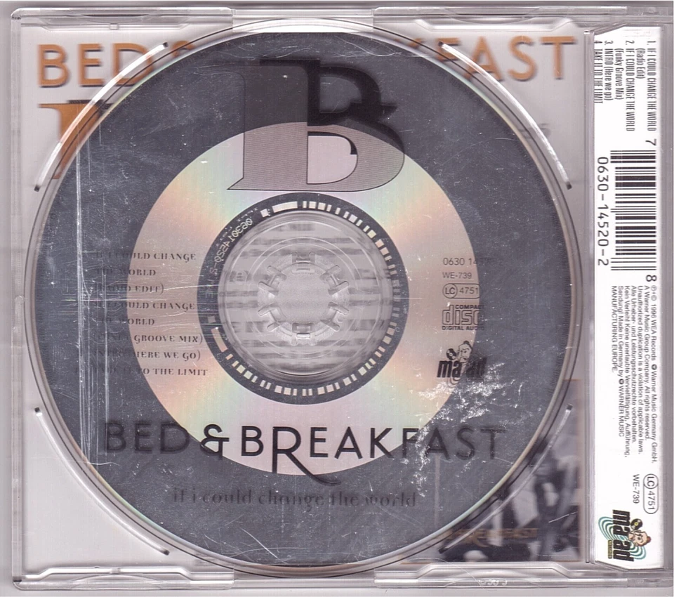 Bed & Breakfast - If I Could Change The World (Maxi-CD 1996) - Bild 2 von 2