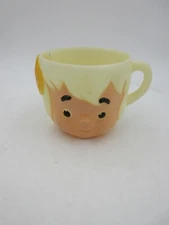 FLINTSTONES Vintage BAM BAM Plastic VITAMIN Advertising PROMO Drink Cup Mug 