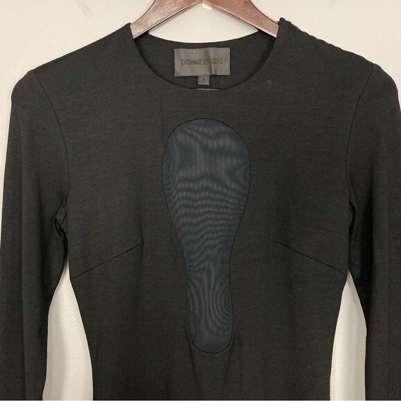Cushnie et Ochs Mesh Cutout Dress Women's Size 4 Jersey Knit Long Sleeves Black | eBay Cushnie et Ochs Mesh Cutout Dress Women's Size 4 Jersey Knit Long Sleeves Black | eBay
