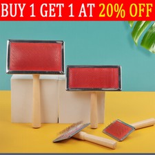 4 Sizes Availab Wool Combs Hand Carding Comb for Wool Carding Comb Wooden Brush