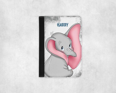Personalised Dumbo Passport Elephant Cover passport holder