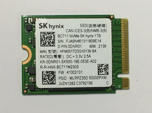SKhynix BC711 1TB M.2 2230 NVMe PCIe SSD For Microsoft surface Pro 8 steam deck