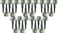 Fits #42 (F900) Bobcat/Daewoo/Doosan/Terex Replacement Key *25 Pack*