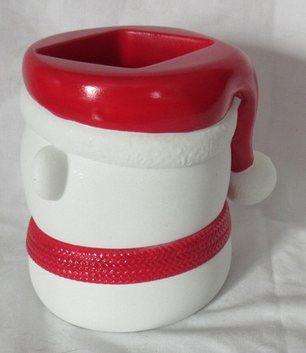 Bath & Body Works Foaming SOAP Holder Ceramic red white SANTA POLAR BEAR - Picture 3 of 6