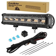 EverBrite 20Inch 420W Spot Flood ComboLight Bar, Triple Row Car Led Lights, O...