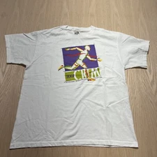 2007 Crim Flint Michigan Race Graphic T-Shirt Adult Large White Double Sided