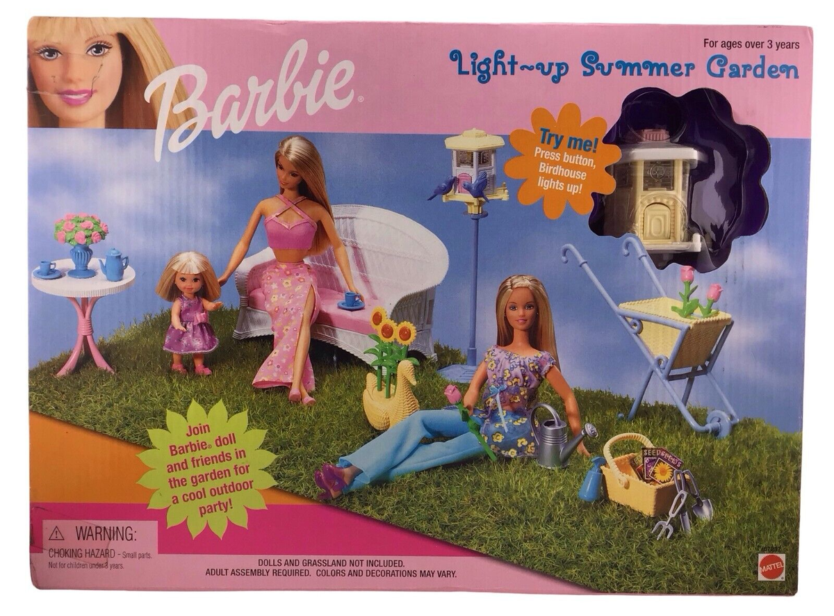 Outdoor Barbie Party *NEW OPEN BOX* 1988 Barbie Patio Party