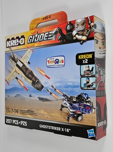 KRE-O GI JOE GHOSTSTRIKER X-16 JET vs COBRA ASP ACE TROOPER FIGURES SET TRU MISB - Picture 2 of 6