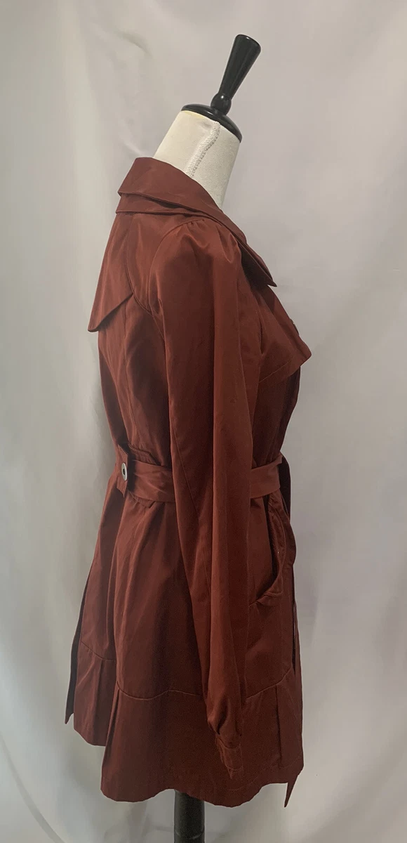 Burnt orange hotsell trench coat