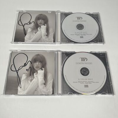 Taylor Swift Tortured Poets Department CD + The Manuscript Hand Signed w/ Heart
