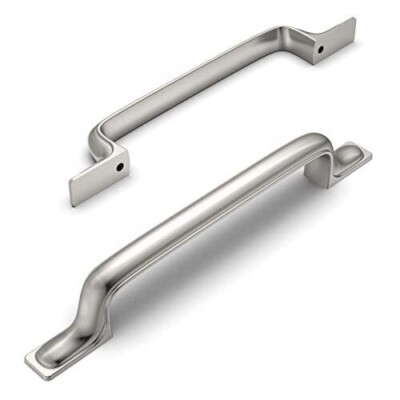 Amerdeco 6 Pack Brushed Satin Nickel Cabinet Pulls 5 Inch(128MM) Hole Centers...