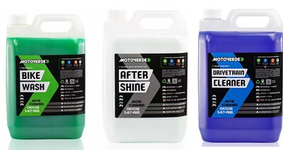 Motoverde Bike Wash + Aftershine + Antriebskette 5L MX Motocross MTB E-Bike Radsport